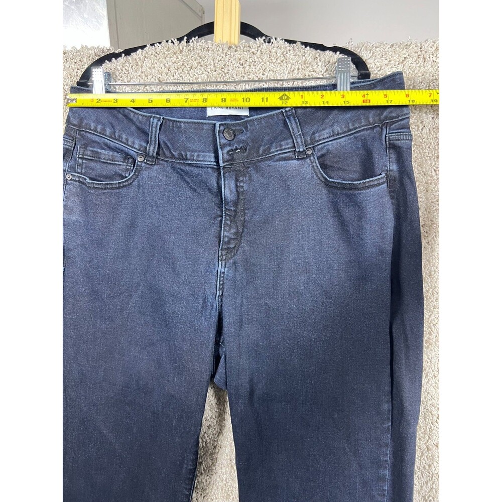 Lane Bryant Jeans Women's 18 Skinny Blue High-Rise Denim Pants - Picture 2 of 9